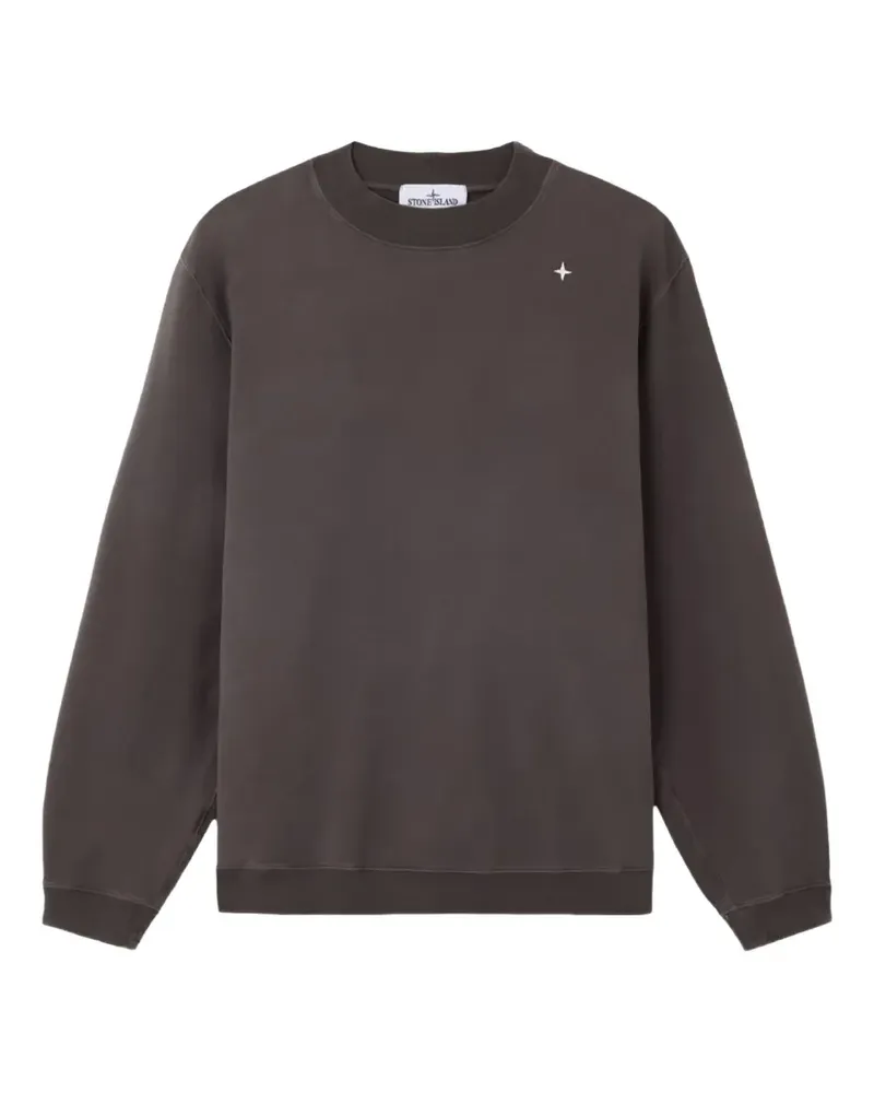 Stone Island Sweatshirt mit Logo - Braun Braun