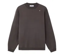 Sweatshirt mit Logo - Braun