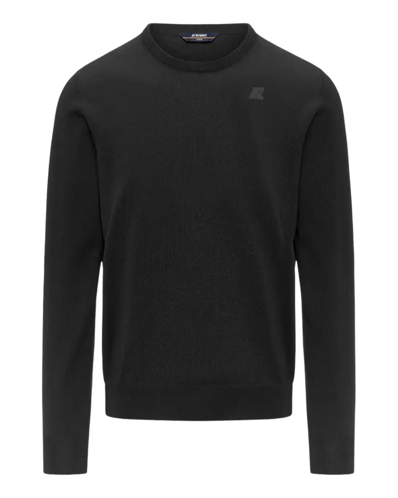 K-Way Sebastien Pullover mit rundem Ausschnitt - Schwarz Schwarz