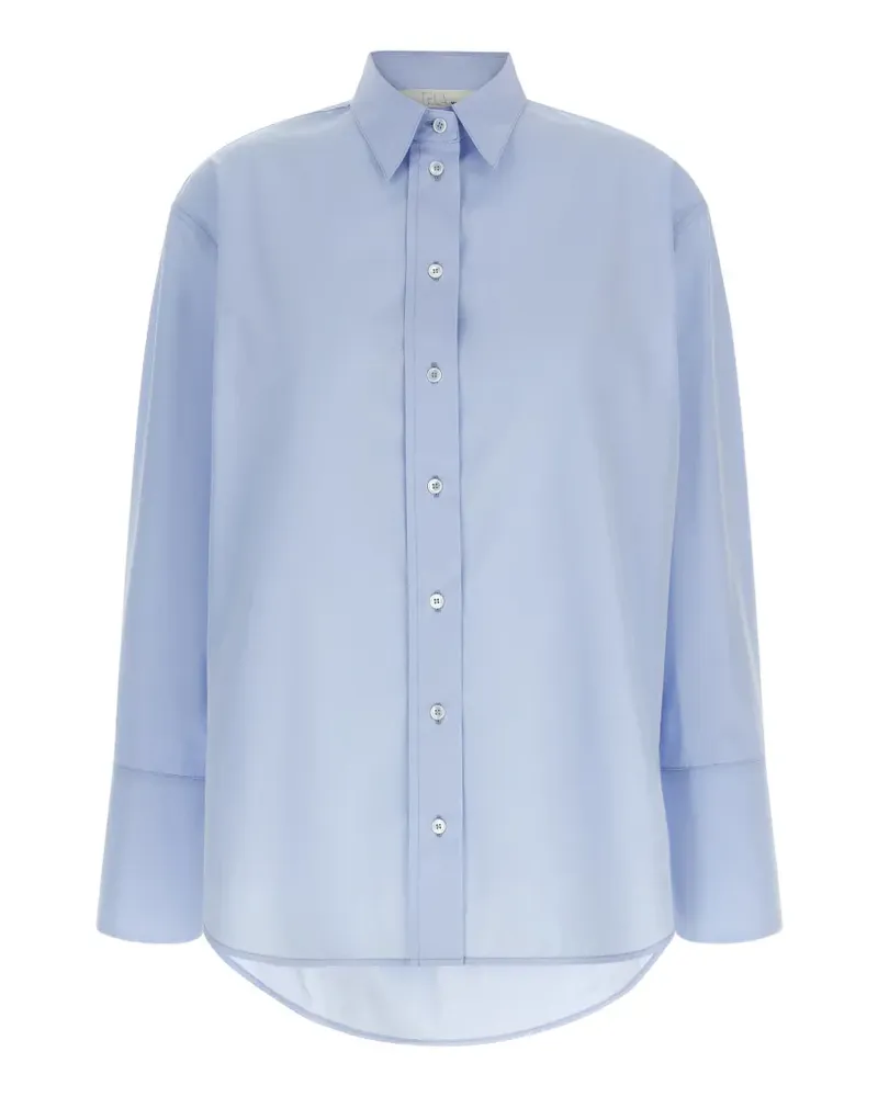 TELA Dayane asymmetrical-hem shirt - Blau Blau