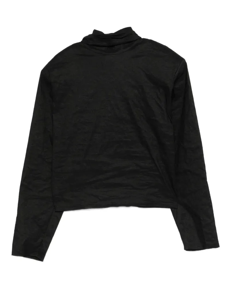 ATU Body Couture long-sleeve turtleneck top - Schwarz Schwarz