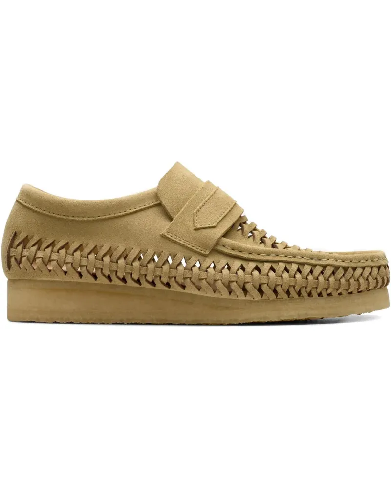 Clarks Gewebte "Maple Suede" Loafer - Nude Nude