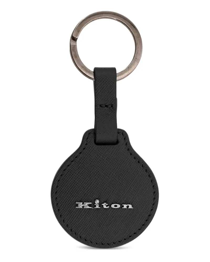 Kiton Runder Schlüsselanhänger - Schwarz Schwarz