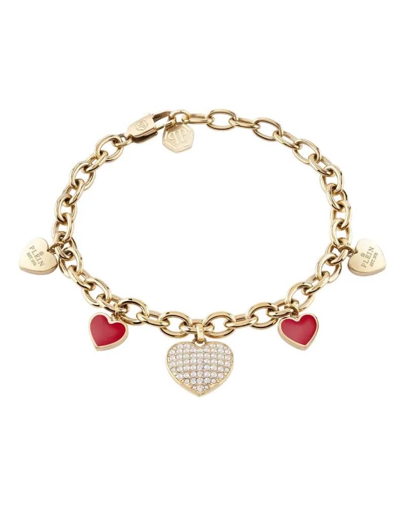 Philipp Plein Plein Rocked Heart Armband - Gold Gold