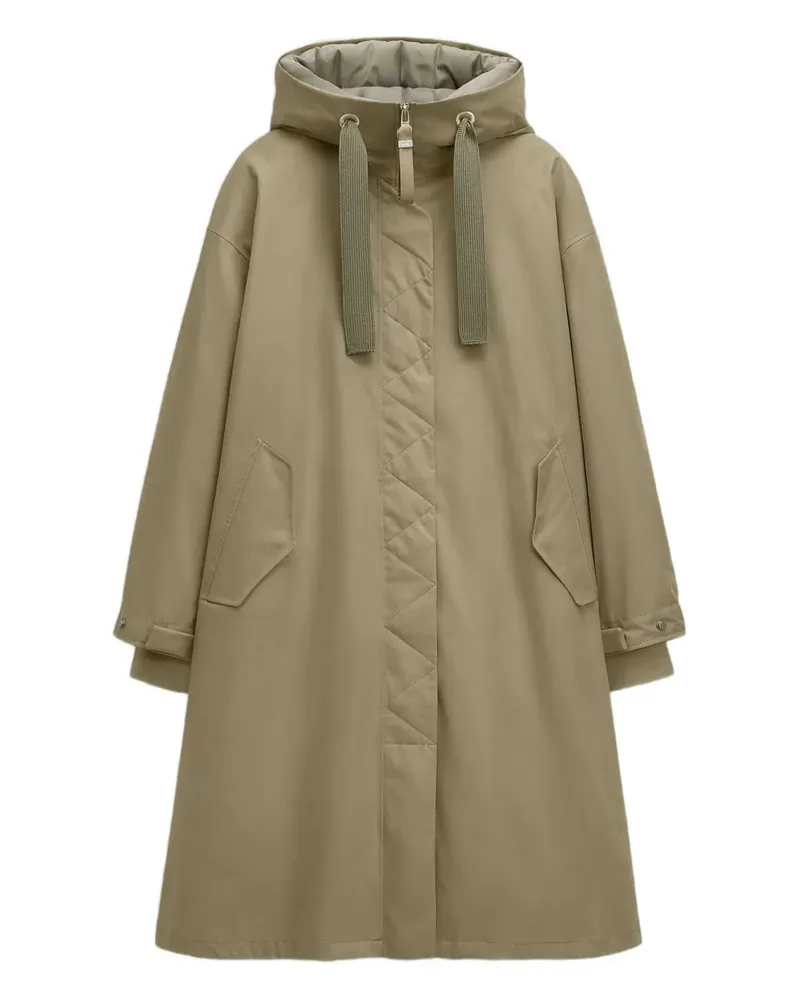 G-Lab Kapuzenparka mit gestepptem Besatz - Nude Nude