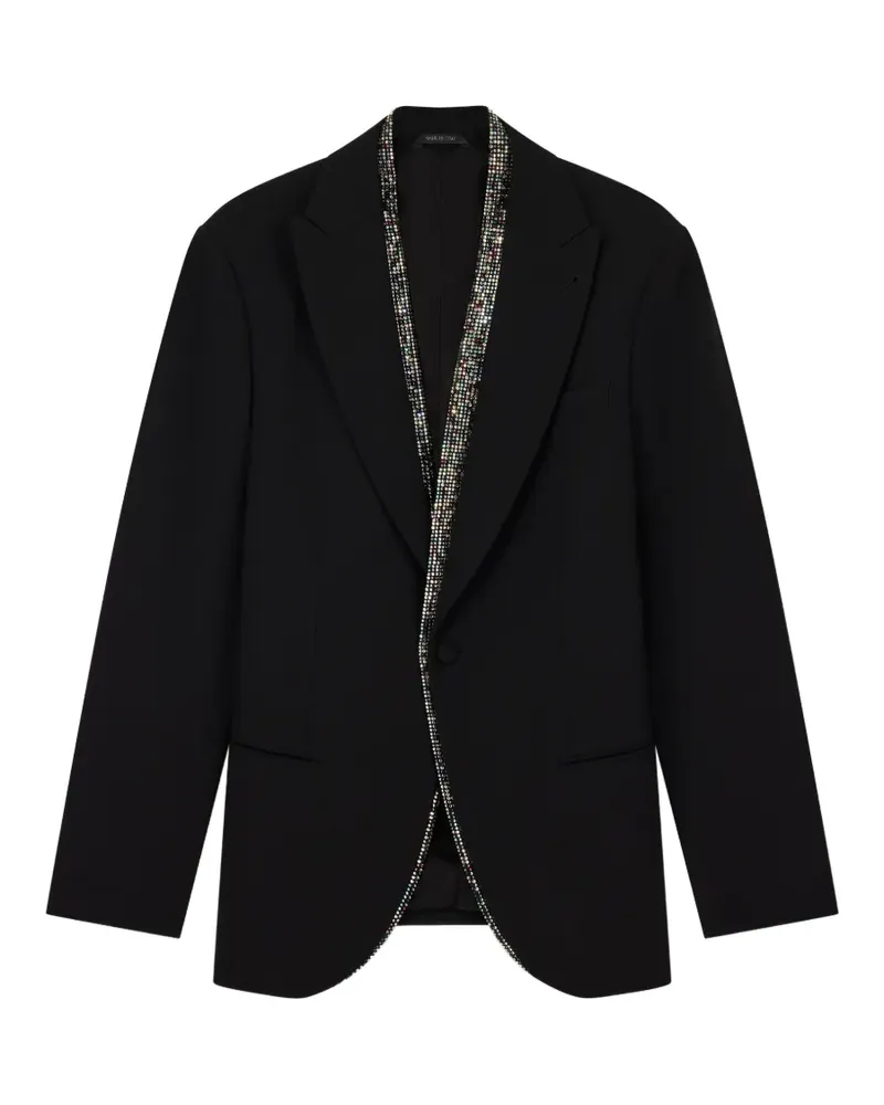 Giorgio Armani Smoking-Jacke mit steigendem Revers - Schwarz Schwarz