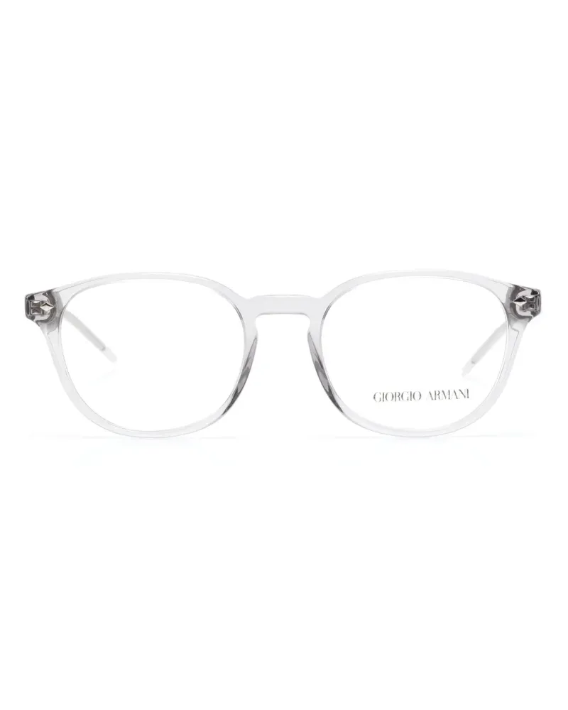 Giorgio Armani Brille mit rundem Gestell - Grau Grau