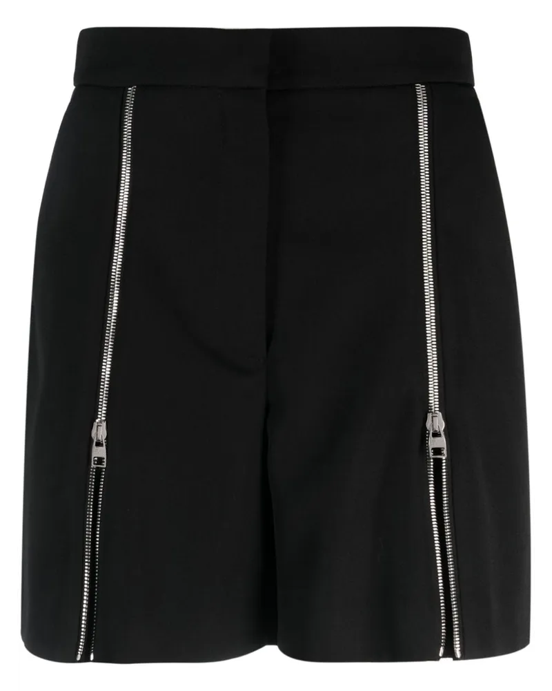 Alexander McQueen Shorts mit Reißverschluss - Schwarz Schwarz