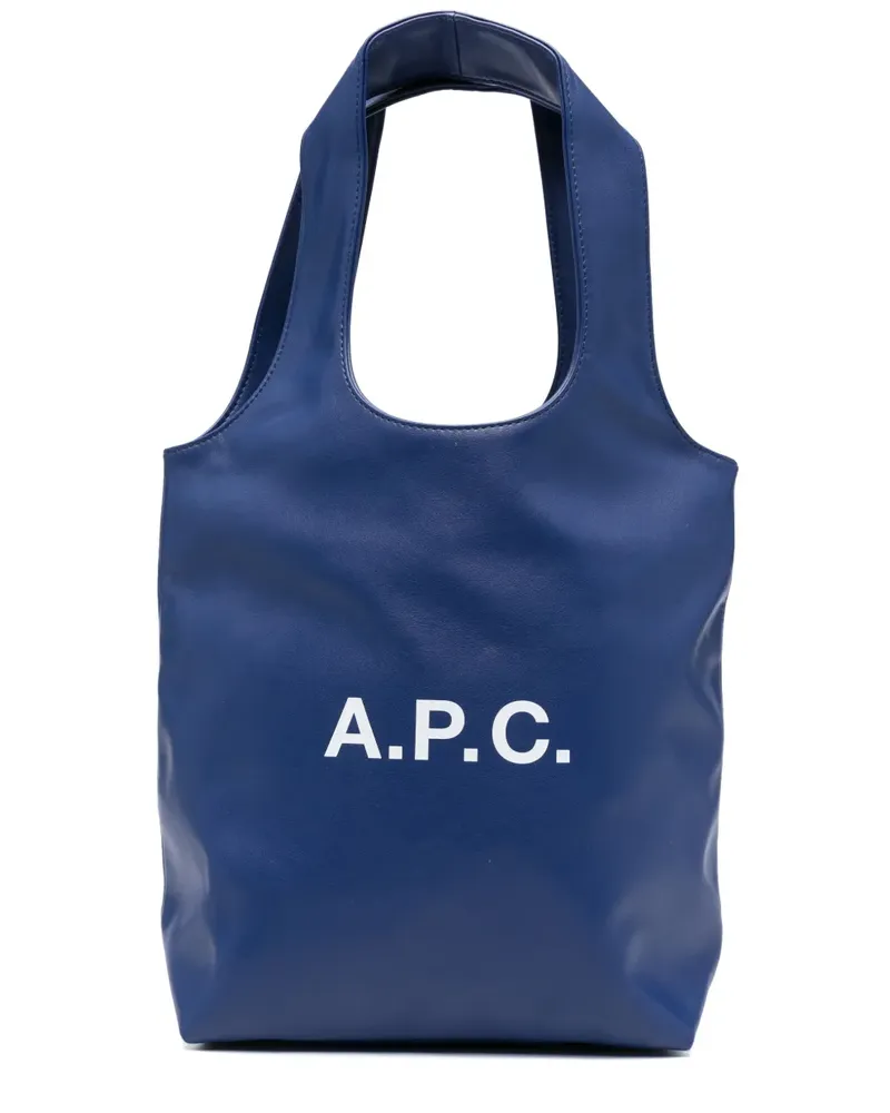 A.P.C. Kleiner Ninon Shopper - Blau Blau