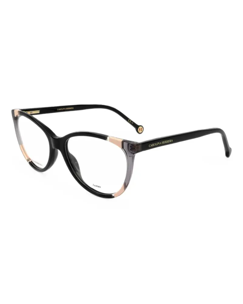 Carolina Herrera New York cat-eye frame glasses - Schwarz Schwarz