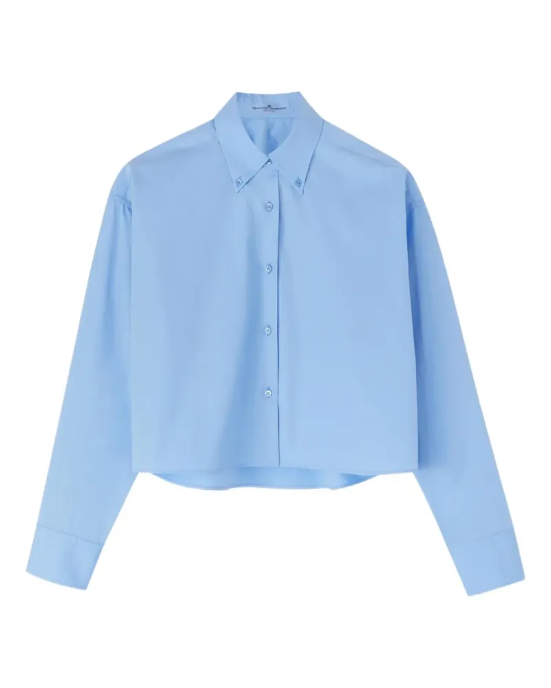 Ermanno Scervino Geknöpftes Cropped-Hemd - Blau Blau