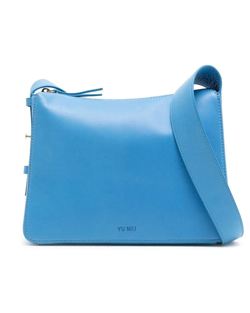 YU MEI Brooke Schultertasche Blau