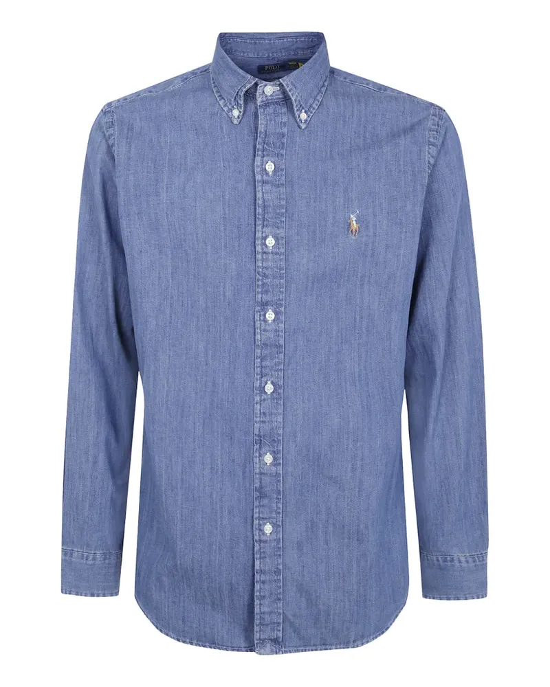 Ralph Lauren custom fit denim shirt - Blau Blau
