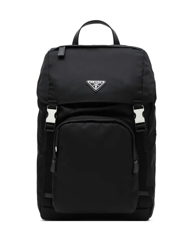 Prada Rucksack mit Saffiano-Leder - Schwarz Schwarz