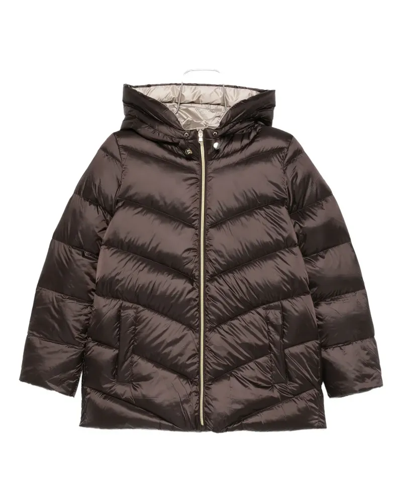 MARELLA Ecuador hooded zip jacket - Braun Braun