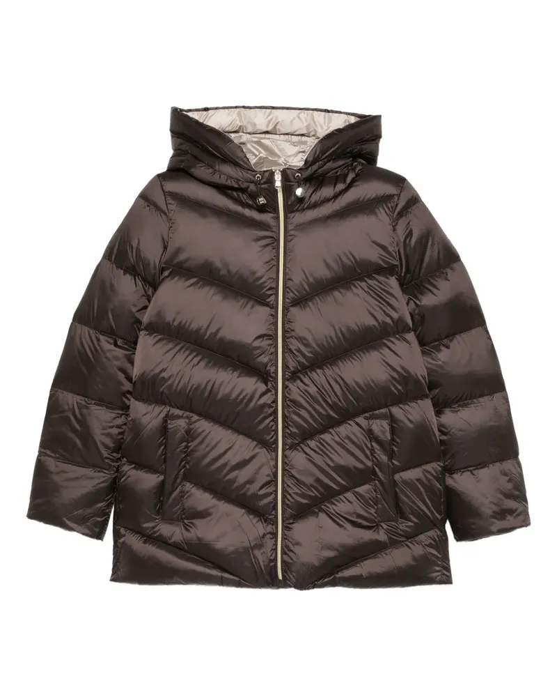 MARELLA Ecuador hooded zip jacket - Braun Braun