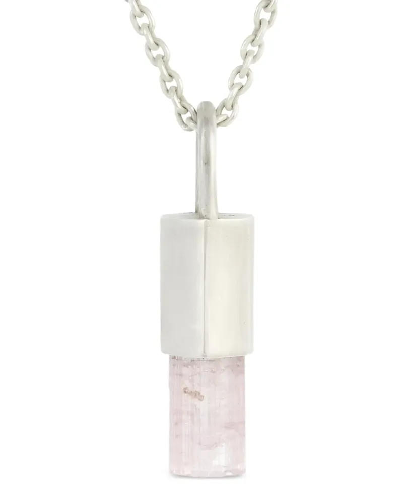 Parts Of Four sterling silver Talisman rubellite Necklace - Silber Silber