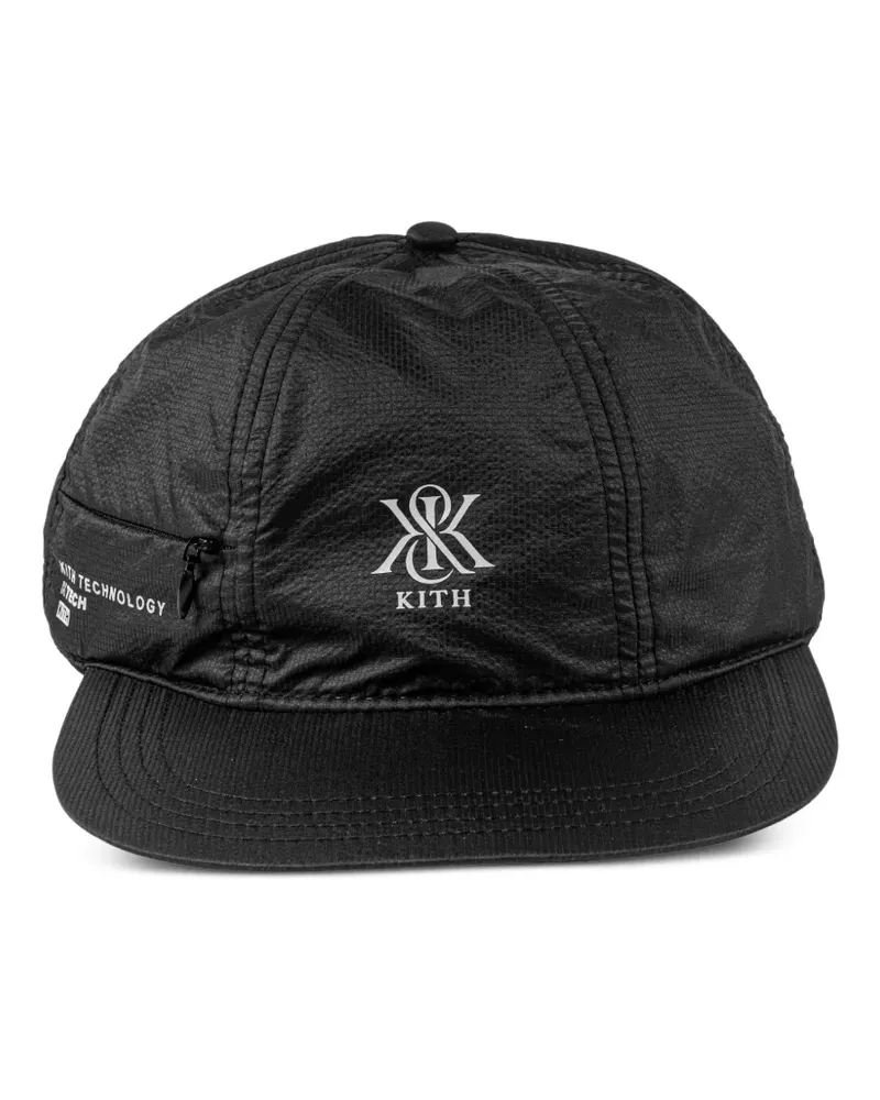 KITH KTech Ripstop-Baseballkappe - Schwarz Schwarz