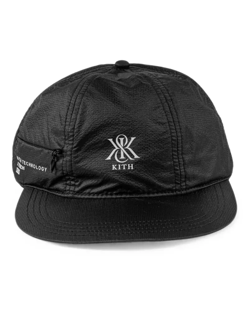 KITH KTech Ripstop-Baseballkappe - Schwarz Schwarz