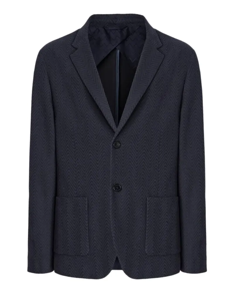Missoni Jacke mit Fischgräten - Blau Blau