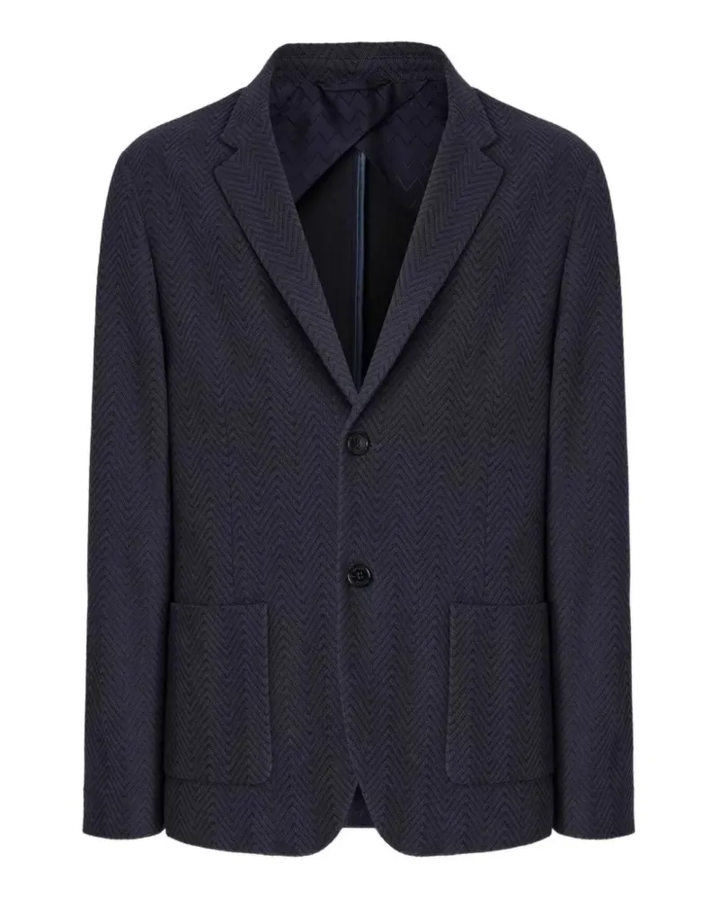 Missoni herringbone pocket jacket - Blau Blau