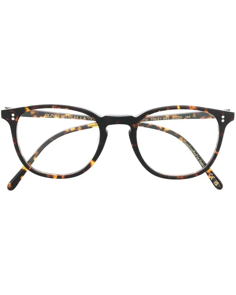 Oliver Peoples Brille in Schildpattoptik - Braun Braun