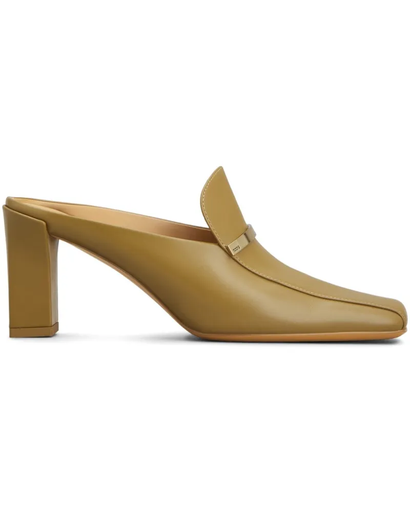 TOD'S Cuoio Mules - Grün Grün
