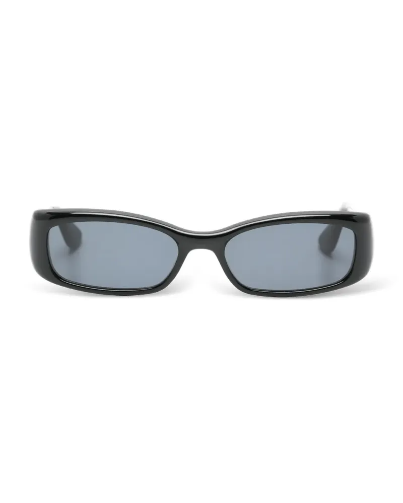 Port Tanger Leila rectangle-frame sunglasses - Schwarz Schwarz