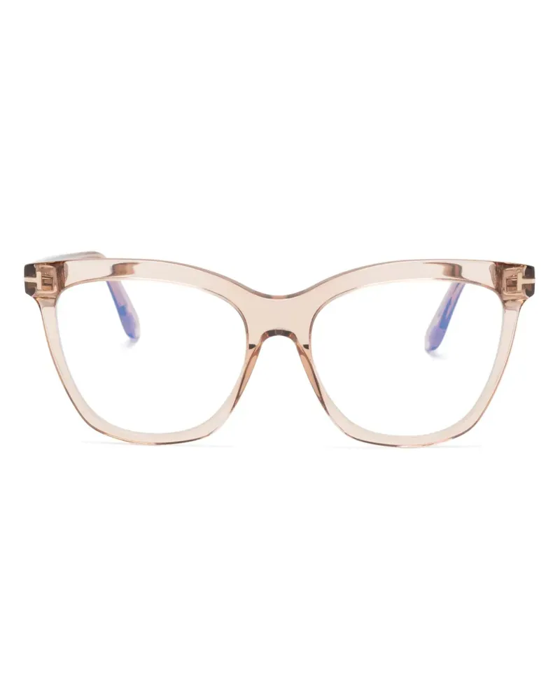 Tom Ford Brille mit eckigem Gestell - Nude Nude