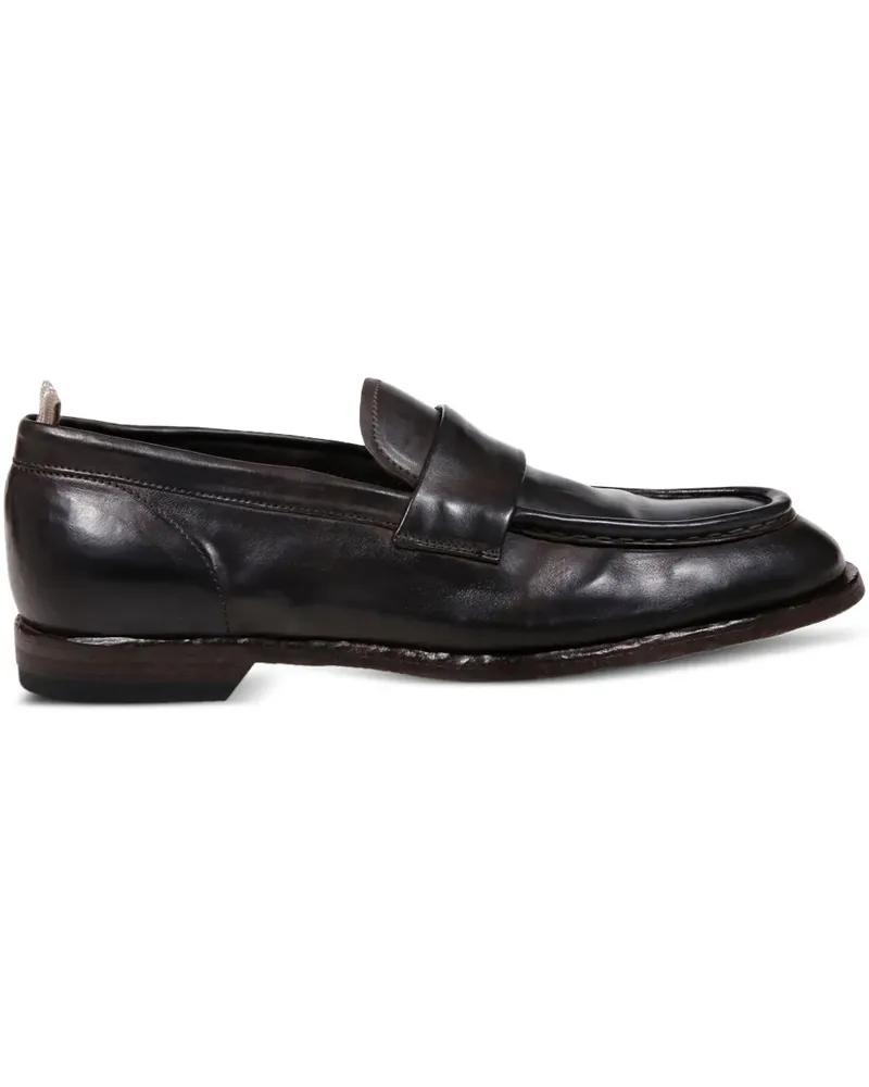 Officine Creative Italia Penny-Loafer aus Leder - Braun Braun