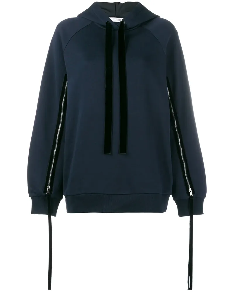 Dorothee Schumacher Kapuzenpullover mit Reißverschlussdetails - Blau Blau