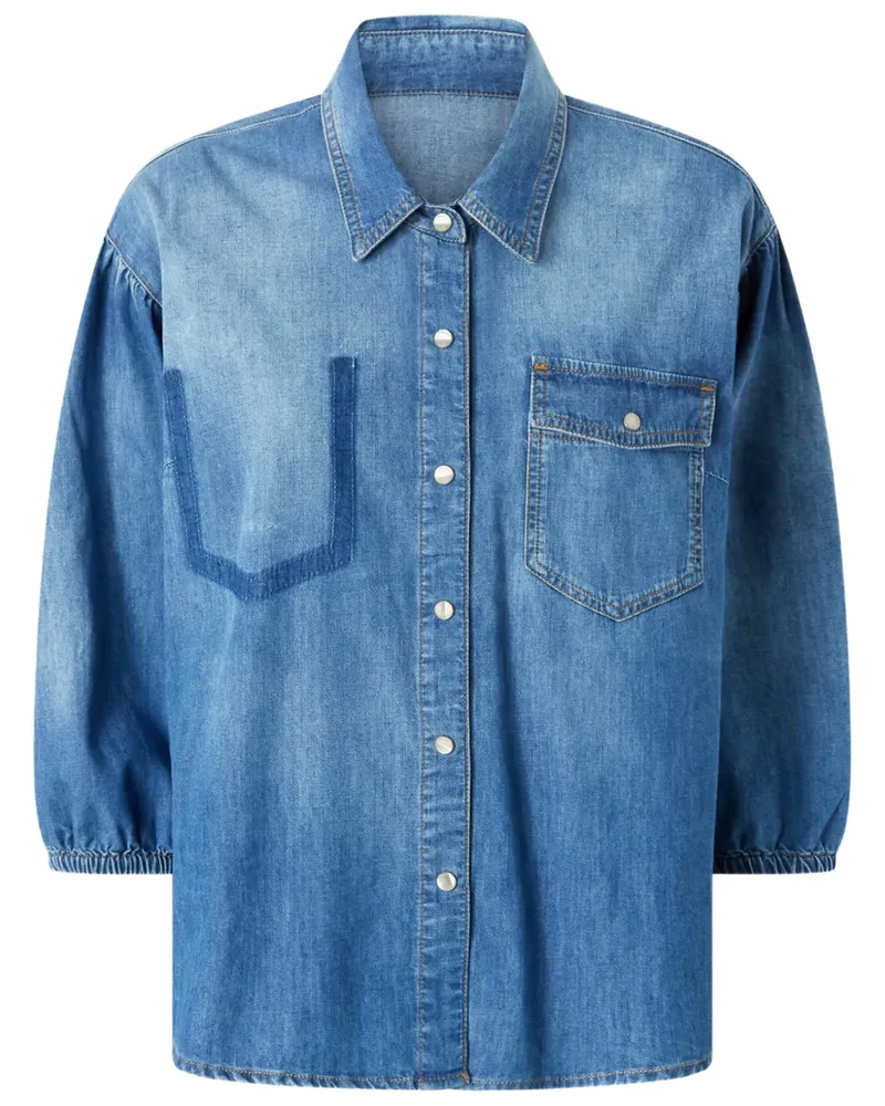 Pinko Klassisches Jeanshemd - Blau Blau