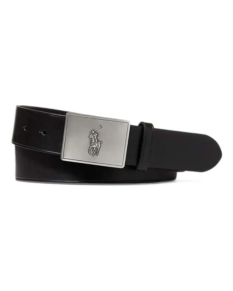 Ralph Lauren Gürtel mit Logo-Schnalle - Schwarz Schwarz