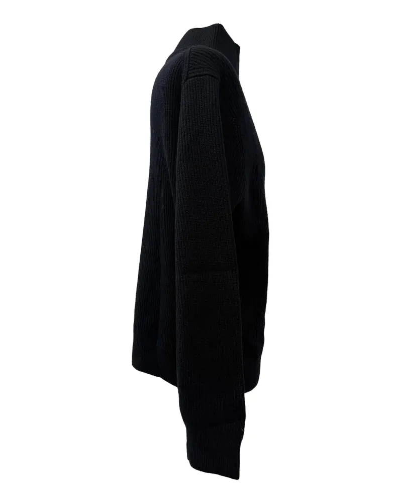 Theory Half-zipped knitted sweater - Blau Blau