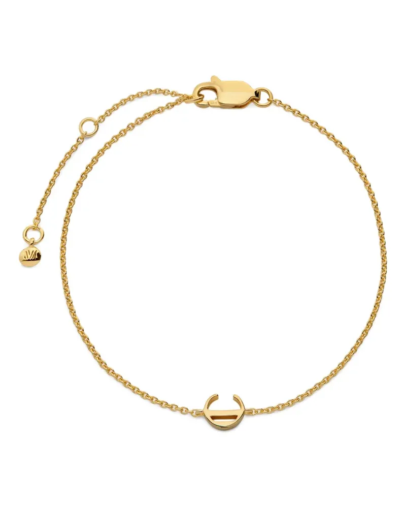 Monica Vinader Kettenarmband mit C-Motiv - Gold Gold