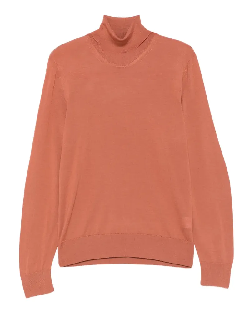 HUGO BOSS H-Musso roll-neck wool sweater - Orange Orange