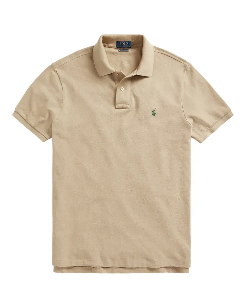 Ralph Lauren logo-detail polo T-shirt - Nude Nude