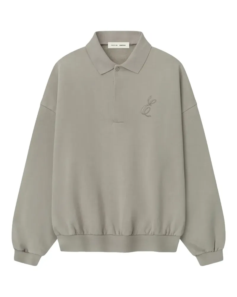 Fear of God Classic embroidered polo shirt - Grau Grau