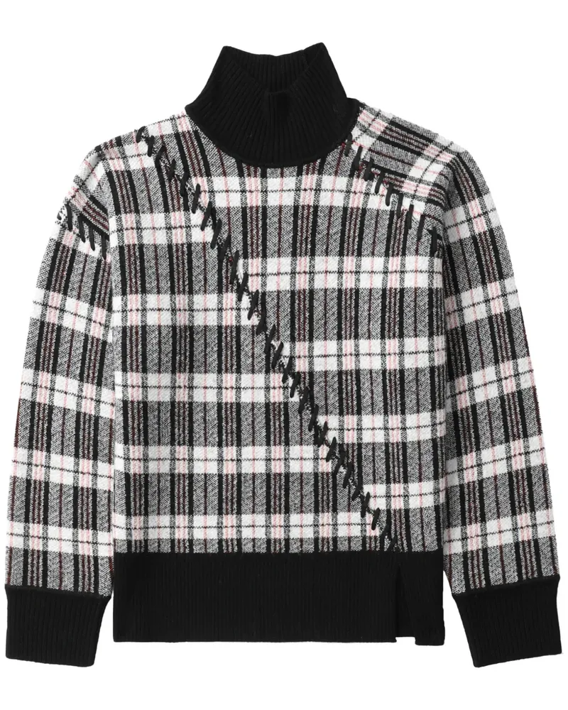 3.1 phillip lim Jacquard-Pullover - Schwarz Schwarz