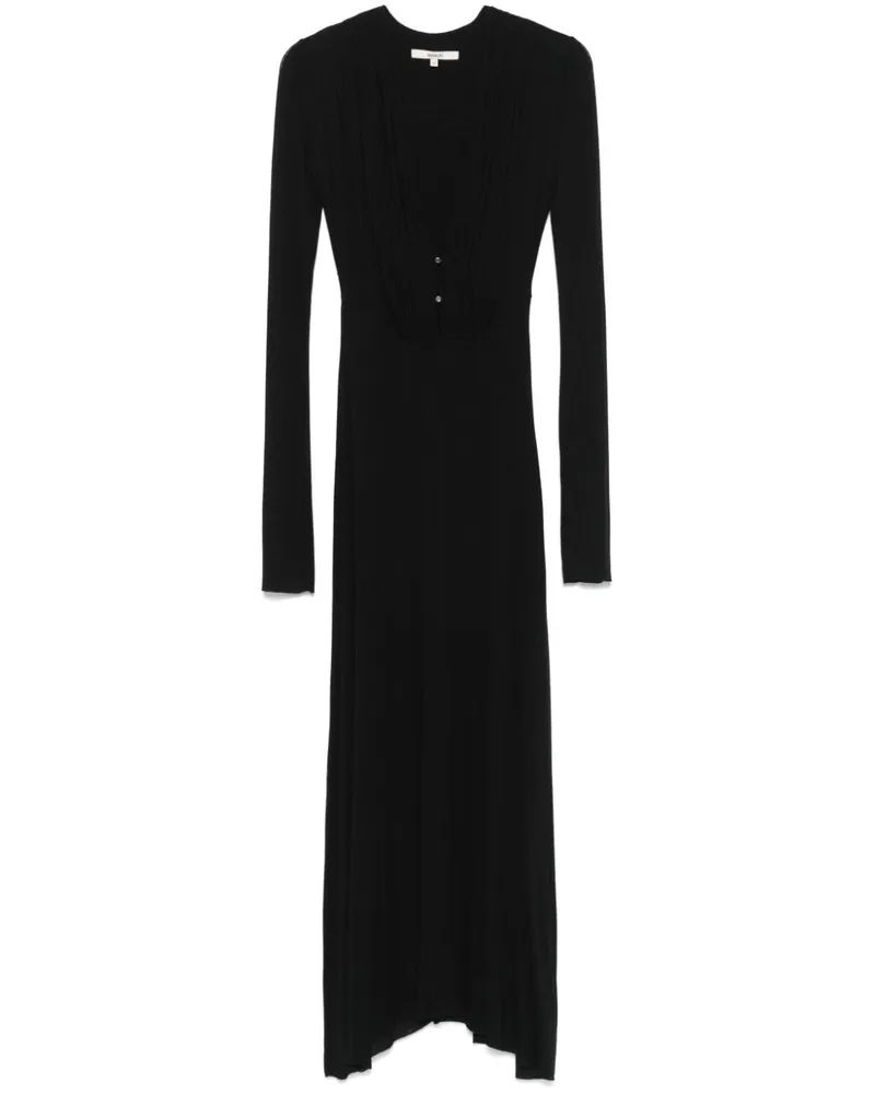 MANURÍ Suki Kleid - Schwarz Schwarz