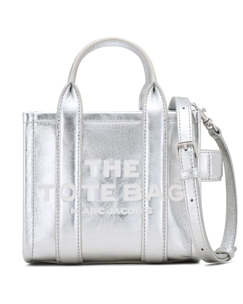 Marc Jacobs The Crossbody Tote Bag im Metallic-Look - Silber Silber