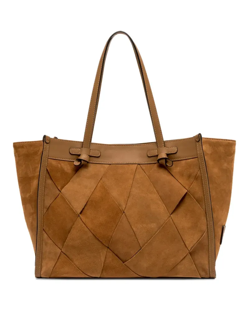 Gianni Chiarini Handtasche mit Flechthenkel - Braun Braun