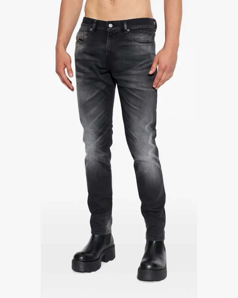 Diesel 2019 D-Strukt Jeans mit ausgeblichenem Effekt - Grau Grau