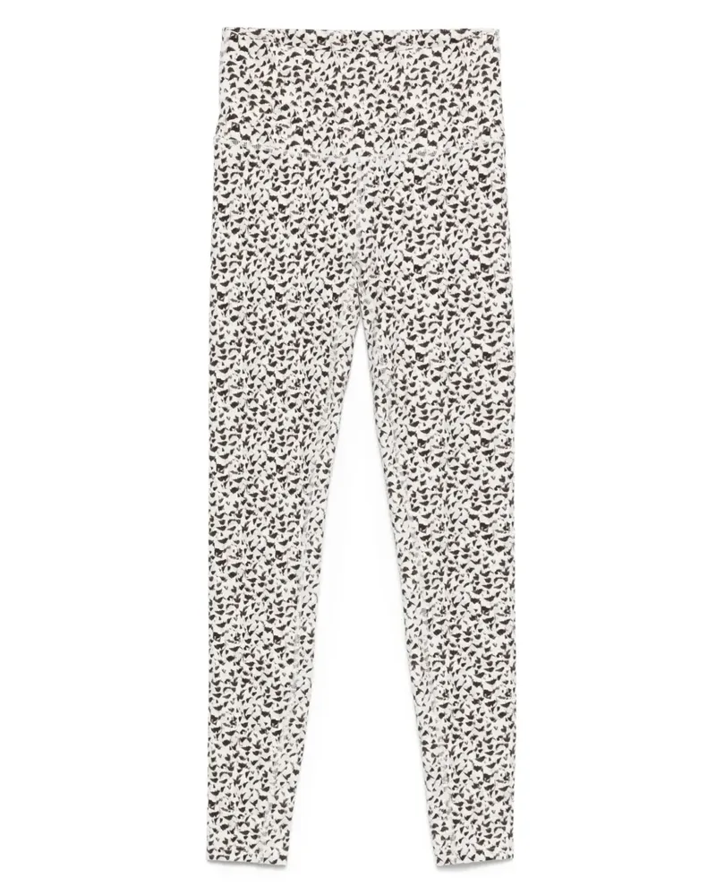 Varley Move Leggings mit Leoparden-Print - Weiß Weiß