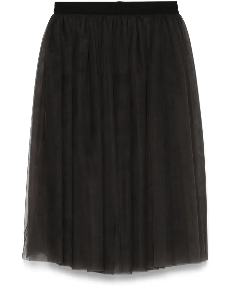 Dolce & Gabbana Midirock aus Tüll - Schwarz Schwarz