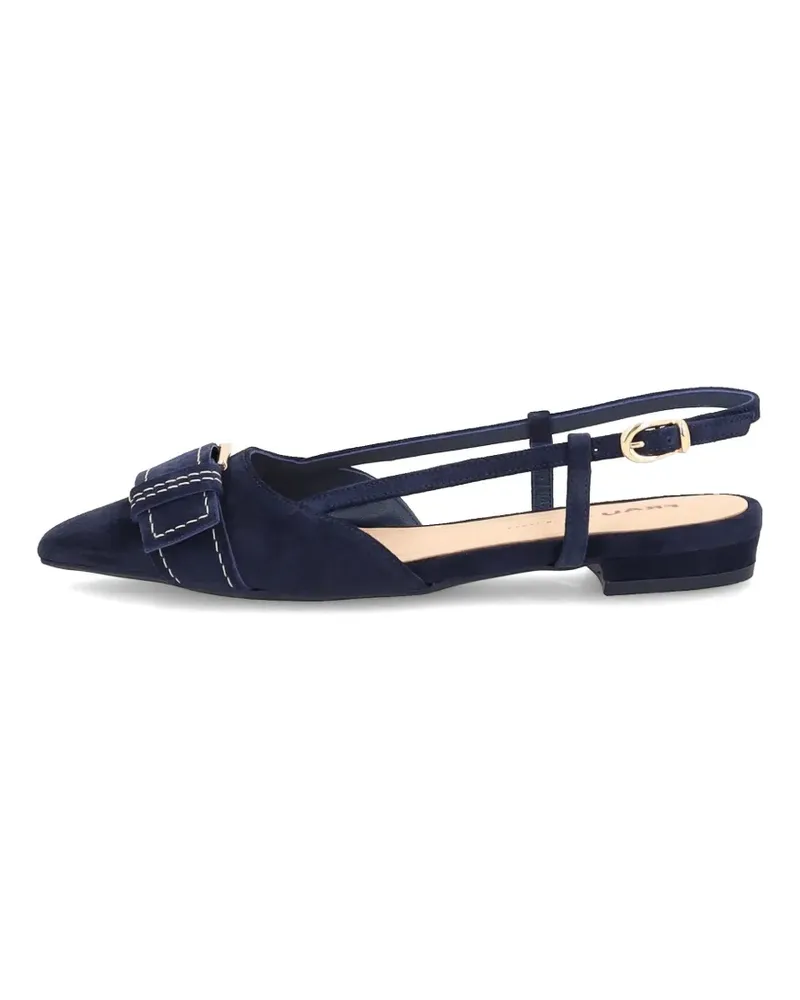 FRAU buckle-detail suede slingbacks - Blau Blau