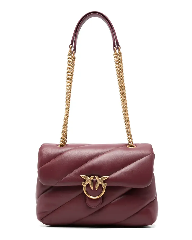 Pinko Love Birds quilted shoulder bag - Rot Rot