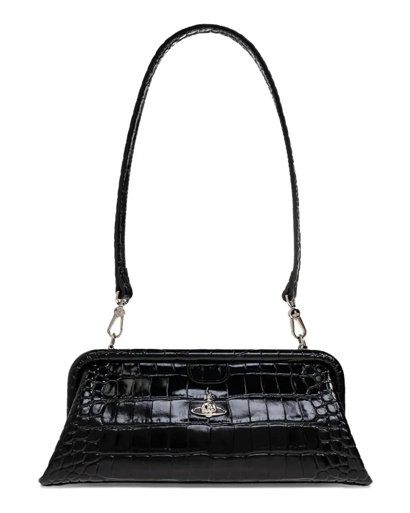 Vivienne Westwood Orb clutch - Schwarz Schwarz