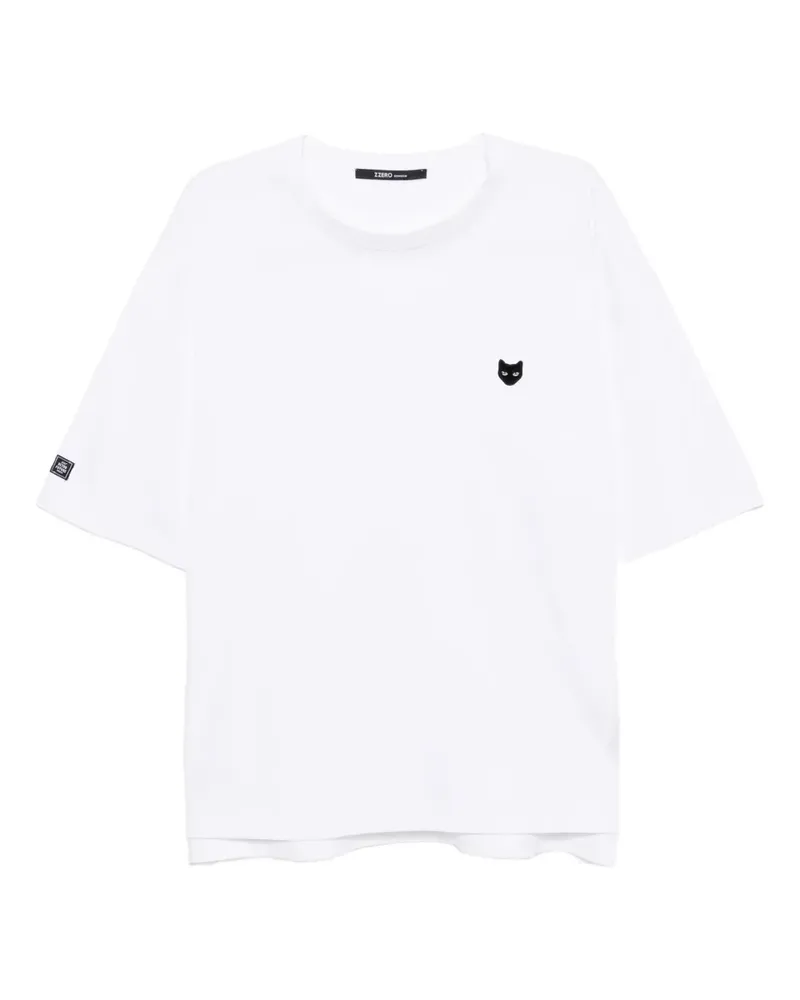 SONGZIO T-Shirt mit Panther - Weiß Weiß