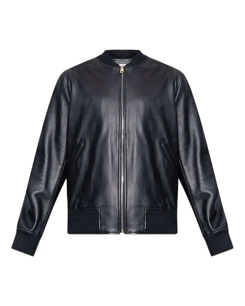 Paul Smith Bomberjacke aus Leder - Schwarz Schwarz
